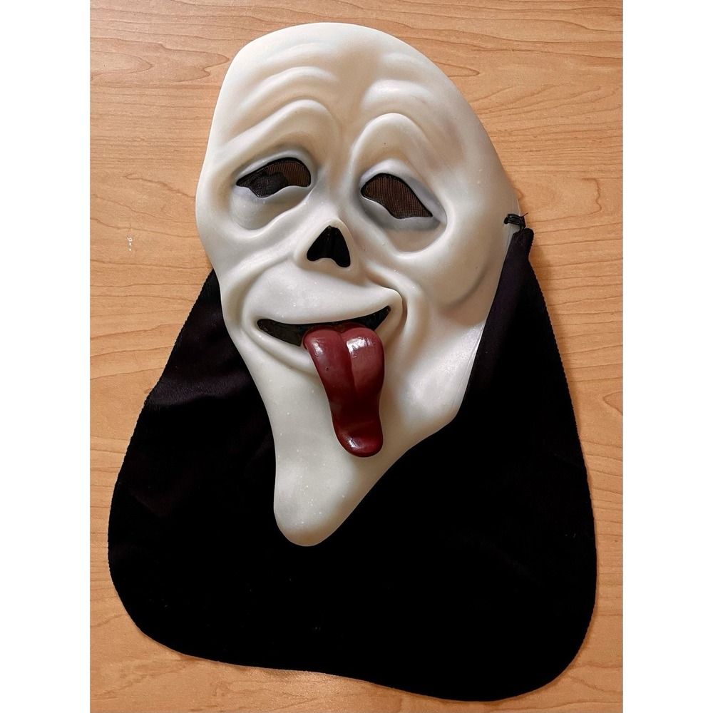 Scream Mask Tongue Out Ghost Face Fun World Wassup Scary Movie EU Ed Halloween
